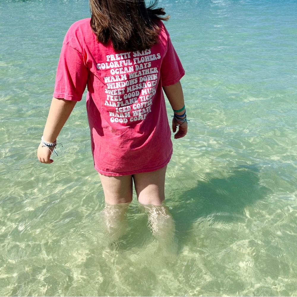 Pink 'Good Daze' T-Shirt